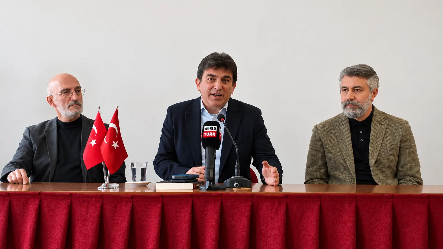 İş Dünyası Vakfı Başkanı Osman Yıldırım Coşkun, OYAK Genel Müdürü Prof. Dr. Murat Yalçıntaş ve İş Dünyası Vakfı Mütevelli Heyeti Başkan Yardımcısı Ahmet Kanyılmaz